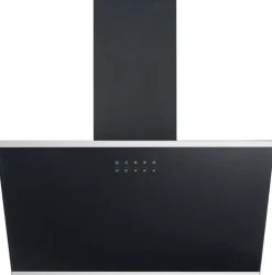 PKM Kopffreihaube S23-60 ABPY - 60cm, schwarz, Glas, LED, Dunstabzugshaube