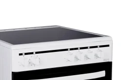 PKM Standherd Elektro EH 4-60 GK6 - Weiss; Standherd 60 cm, EEK: A ;4 Kochzonen, Grill, Umluft, Heißluft, 6 Backofenfunktionen Discount