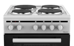 PKM Standherd Elektro EH4-50KPGDQ - Weiss; Standherd 50 cm, EEK: A 4 Kochplatten, 3 Backofenfunktionen, Deckel, Geschirrwagen Online