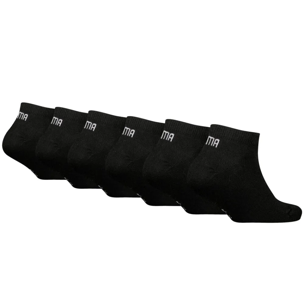 PUMA Plain Sneaker ECOM 6P Unisex Socken Schwarz Clearance