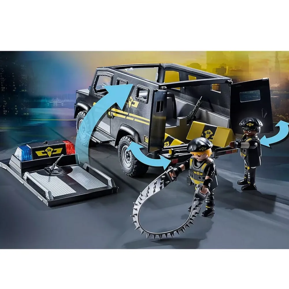 ® 70869 - City Action - Polizei, Verfolgung der Bankräuber ^ Playmobil Best