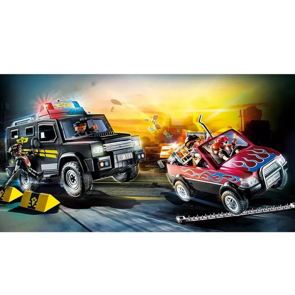 ® 70869 - City Action - Polizei, Verfolgung der Bankräuber ^ Playmobil Best