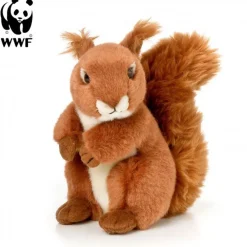 Plüschtier Eichhörnchen (rotbraun, 15cm) lebensecht Kuscheltier Stofftier ^ WWF Clearance