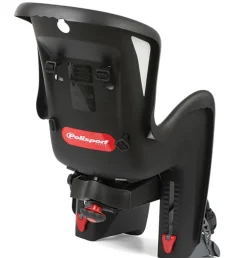 Prophete POLISPORT Fahrrad-Kindersitz BILBY RS, Sattelrohrmontage, 9-22 kg Körpergewicht, mit Quick-Release Halterung, 5-Punkt-Sicherheitsgurt, verstellbare Fußstützen New