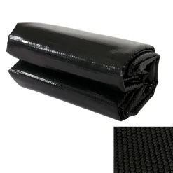 Pool-Abdeckung Wärmeplane Abdeckplane Solarplane Solarabdeckung, Stärke: 200 µm ~ rechteckig 10x5m schwarz ^ MCW Outlet