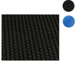 Pool-Abdeckung Wärmeplane Abdeckplane Solarplane Solarabdeckung, Stärke: 200 µm ~ rechteckig 10x5m schwarz ^ MCW Outlet