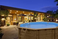 Pool "Java" 3,55 m / 1,16m Achteck Rund (Filteranlage 6,0m3, Basis Set) ^ Interhiva Clearance