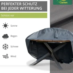 Mehr Garten Premium Schutzhülle für Tische rund Online
