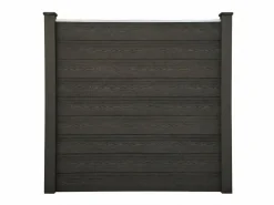 Prestige Home Living Outdoor WPC-Sichtschutzzaun Caracas - 5 Zaunelemente + 6 Pfosten - Anthrazit Online