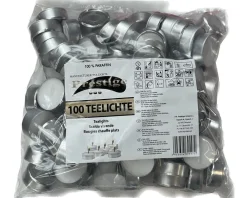 Prestige 100 Stück Teelichter 4h Brenndauer 100 % Paraffin Clearance