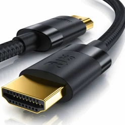 - 4m High Speed 8K HDMI Kabel 2.1 mit Ethernet ARC 3D 4K Ultra HD 7680x4320 @ 120 Hz PS4 360 TV OLED PC Laptop Beamer Monitor - Schwarz ^ Primewire Hot