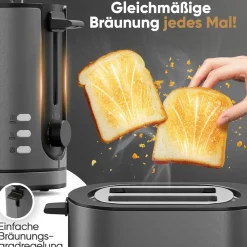 PC-TA 1291 Anthrazit Toaster ^ Proficook Best