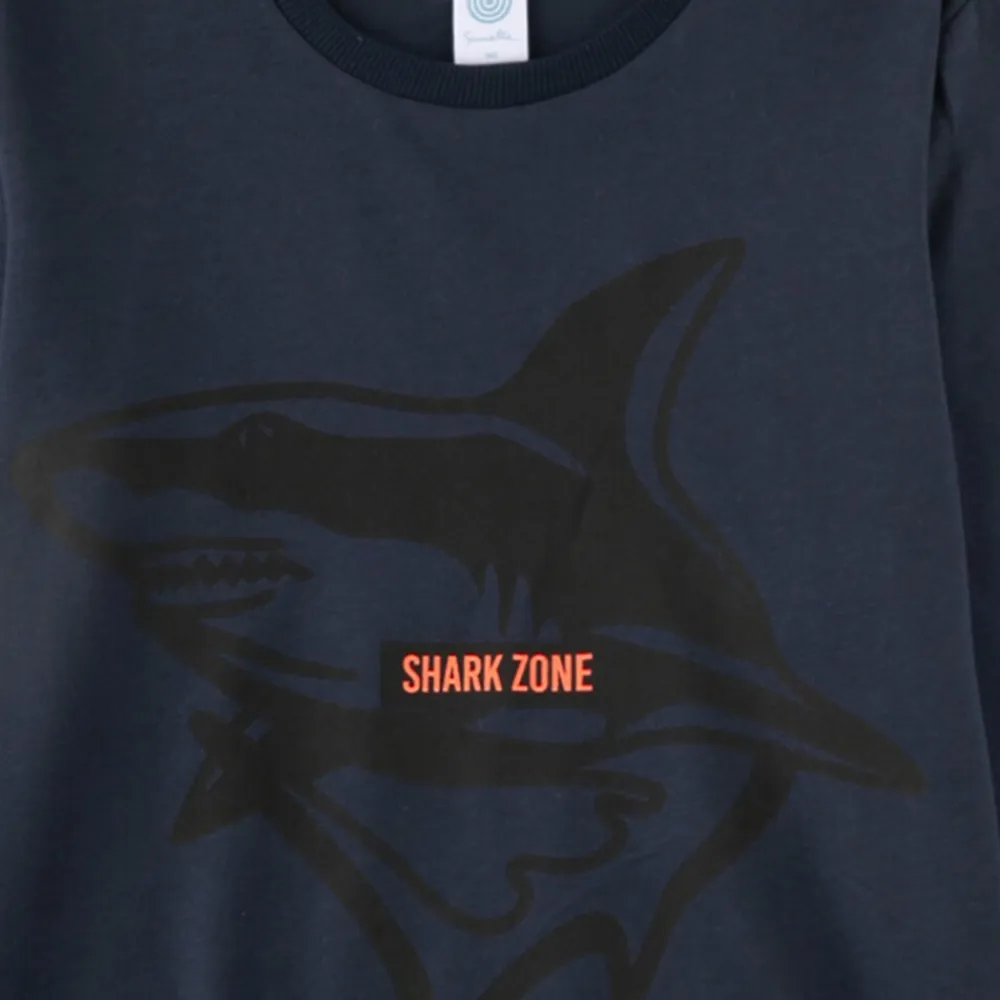 Pyjama Teens Shark Zone lang Jungen Pyjama ^ Sanetta