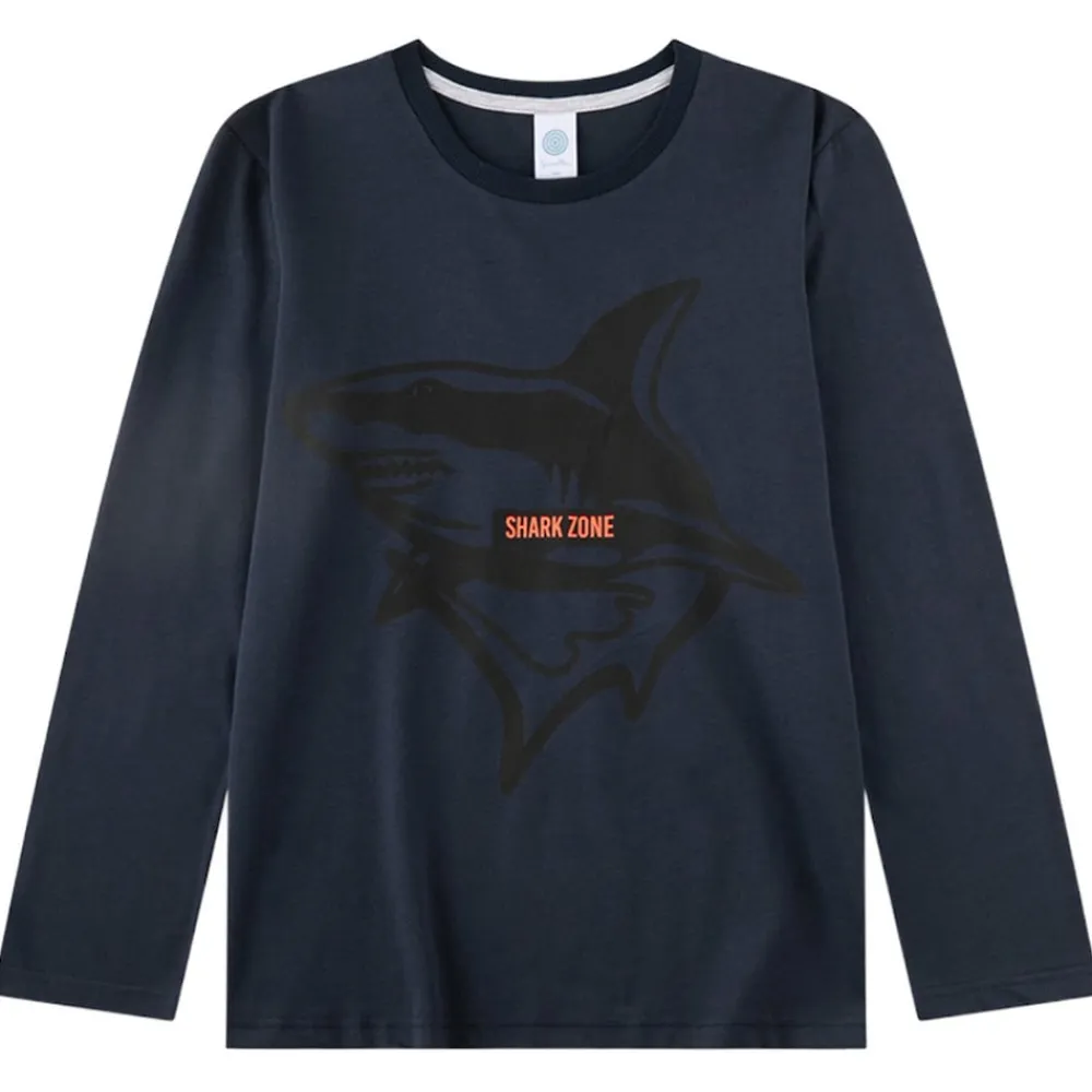 Pyjama Teens Shark Zone lang Jungen Pyjama ^ Sanetta