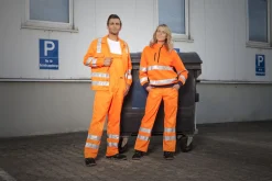 QUALITEX HIGH QUALITY WORKWEAR Latzhose WQ warnorange