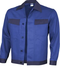 QUALITEX HIGH QUALITY WORKWEAR Bundjacke basic 2-farbig Damen: 36 Herren: 42 kornblau/marine Clearance