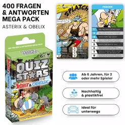 Quizstars Asterix & Obelix 400 Fragen Antworten Spiel ab 6 Jahren ^ Gomazing Outlet