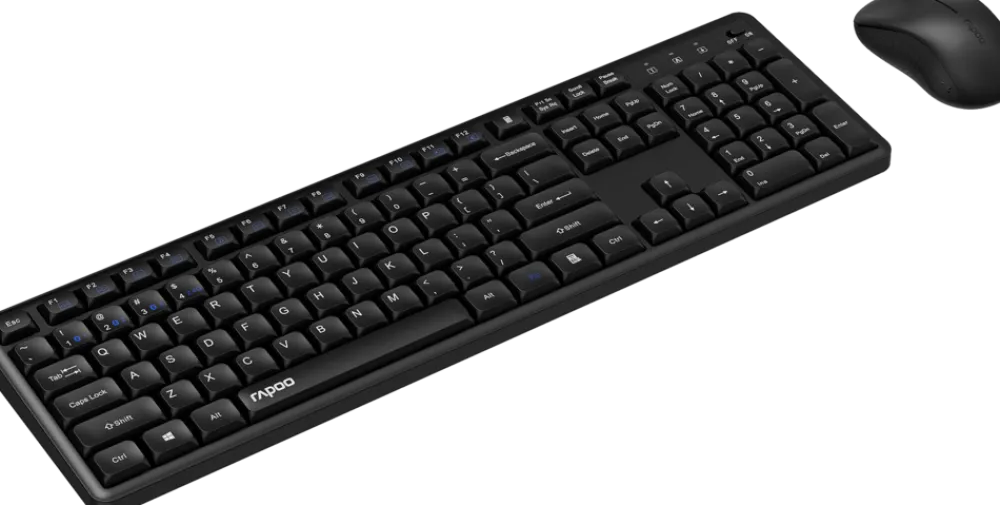 RAPOO 8150MSilent.DE.BLACK Wireless Multi-Mode Combo set Sale