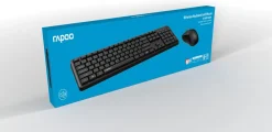 RAPOO 8150MSilent.DE.BLACK Wireless Multi-Mode Combo set Sale