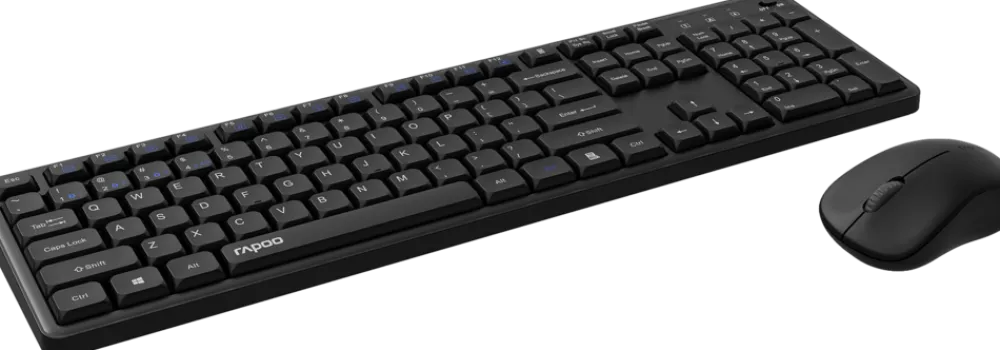 RAPOO 8150MSilent.DE.BLACK Wireless Multi-Mode Combo set Sale