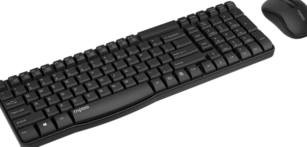 RAPOO X1800S.DE.BLK Basic Wireless Combo set Sale