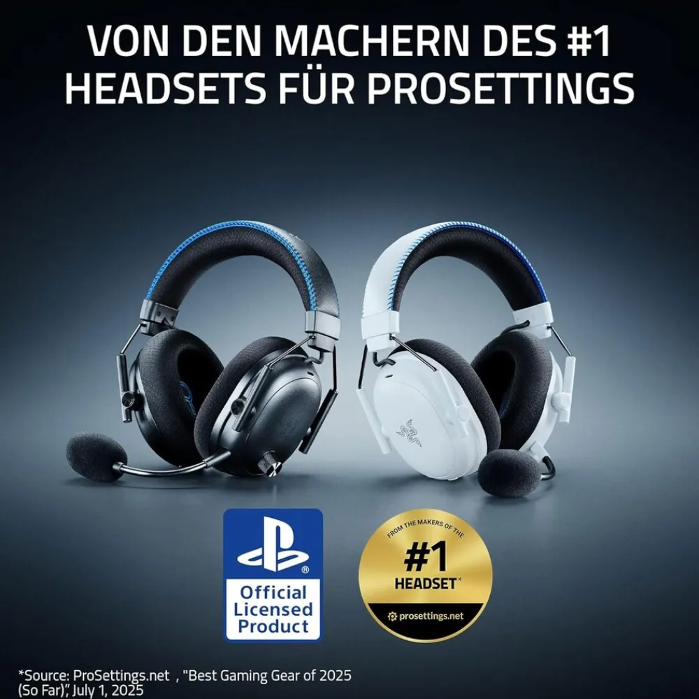 Razer BlackShark V3 Pro for PlayStation - Black Gaming-Headset Hot