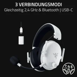BlackShark V3 - White Gaming-Headset ^ Razer Clearance