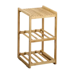 Regal mit 2 Boxen, Bambus, FSC ^ Kesper Discount