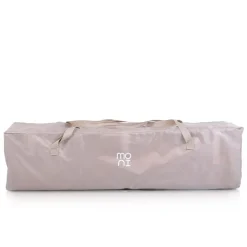 Moni Reiselaufstall Giant, Laufstall klappbar, mit Matratze als Reisebett grau pink grün Clearance