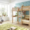 Zusatz-Sessel NOEL Buche massiv natur lackiert inkl. Sitzkissen ^ Relita Clearance