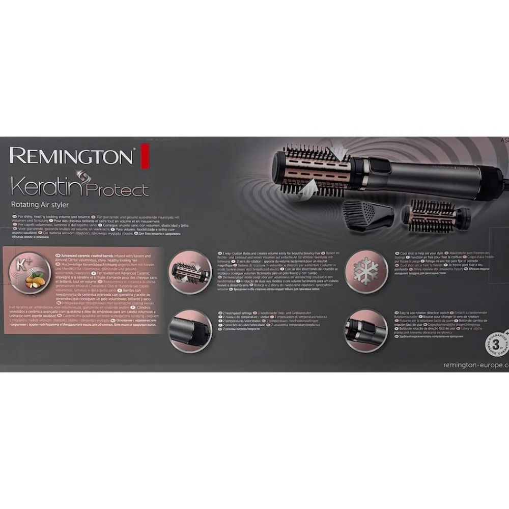 Remington AS 8810 Keratin Protect rotierende Warmluftbürste Sale