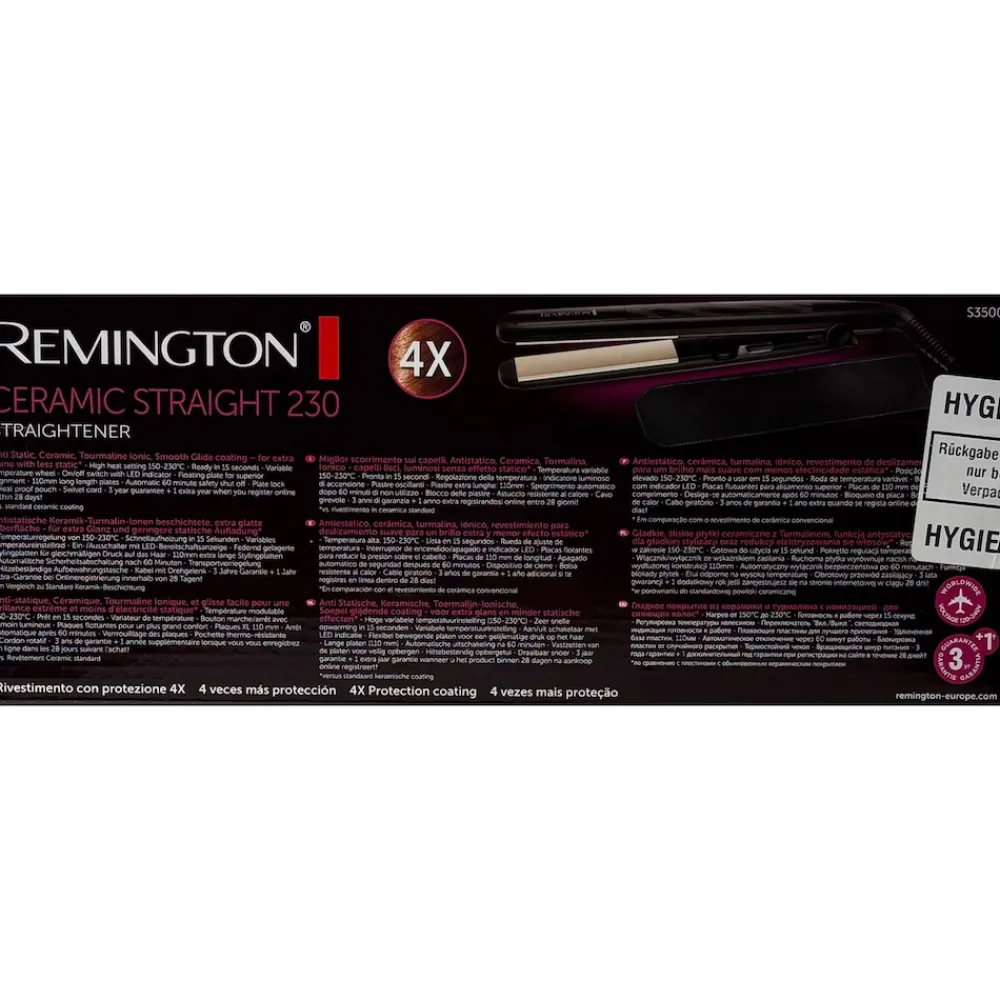 S 3500 Haarglätter ^ Remington Outlet
