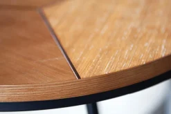 riess-ambiente Beistelltisch OAK ELEGANCE - 45cm Eiche-Design es Metallgestell rund Hot