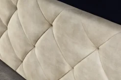 riess-ambiente Boxbett ELYSIUM 180x200cm champagner beige Samt mit Stauraum Clearance