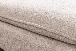 riess-ambiente Hocker HEAVEN - groß 100cm Bouclé Polsterhocker Federkern pflegeleicht champagner beige Hot