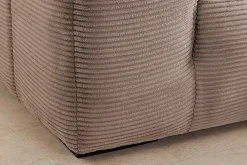 riess-ambiente Modernes Ecksofa ZERO GRAVITY 240cm greige Cord 3-Sitzer Couch L-Form Hot