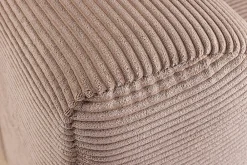 riess-ambiente Modernes Ecksofa ZERO GRAVITY 240cm greige Cord 3-Sitzer Couch L-Form Hot