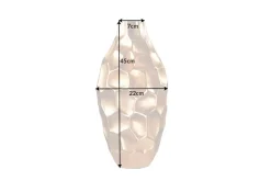 Vase ORGANIC ORIENT - 45cm Hammerschlag Design ^ riess-ambiente