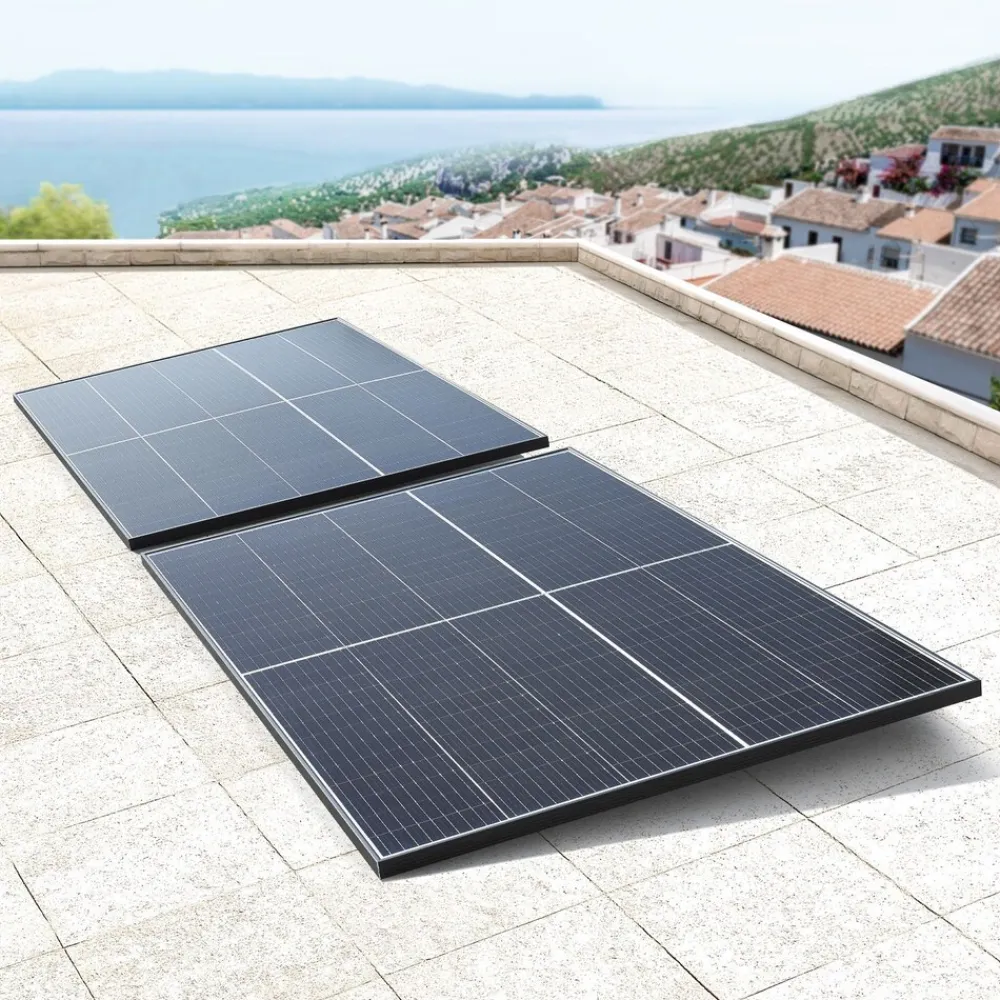 Juskys RISEN Solarpanel RSM40-8-410M mit 410 Watt - Balkonkraftwerk Solarmodul - Verkauf nur an Endverbraucher Discount