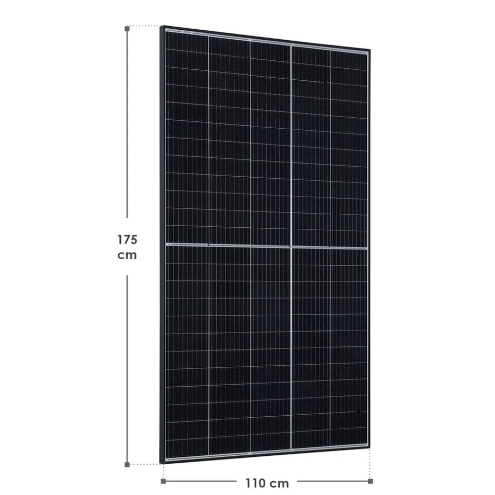 Juskys RISEN Solarpanel RSM40-8-410M mit 410 Watt - Balkonkraftwerk Solarmodul - Verkauf nur an Endverbraucher Discount