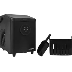 Ritter BEEZER® IceCube mini Eiswürfelbereiter (Kompaktes Design, intuitive Touch-Bedienung, 8 Eiswürfel in 8-9 Minuten, bis zu 12 kg Eis pro Tag, Wassertankvolumen 0,8 l, 2 Eiswürfelgrößen, Selbstreinigungsfunktion, Kältemittel: R600a, 120 Watt) Outlet