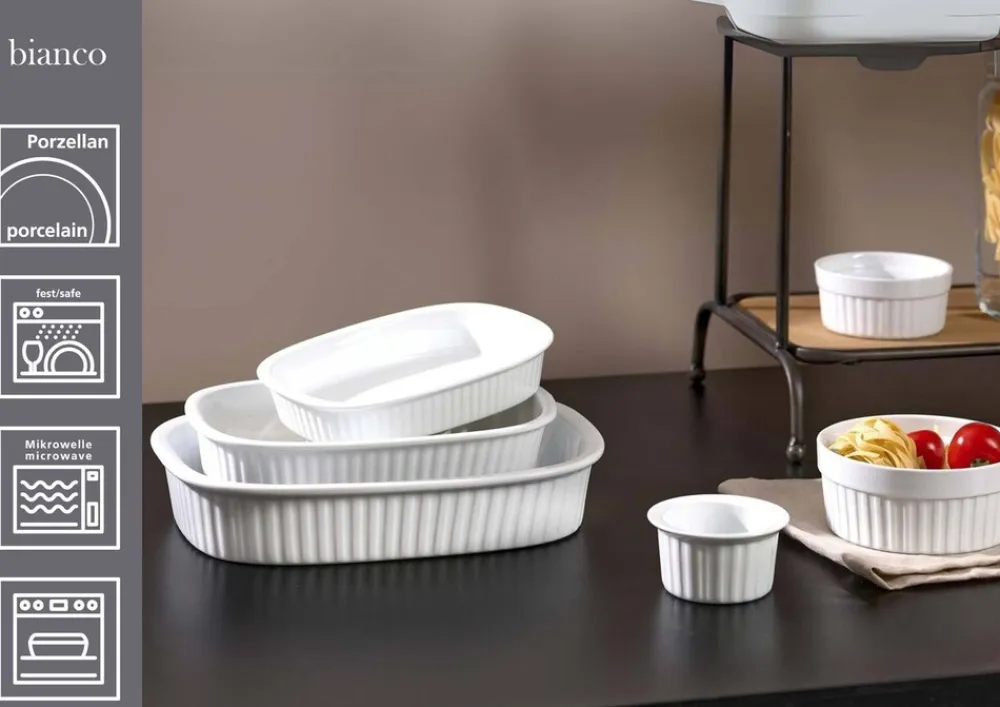 Auflaufformen Bianco ø 10 cm 12er Set ^ Ritzenhoff & Breker Outlet
