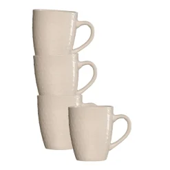 Ritzenhoff & Breker Henkelbecher Floris 350 ml 4er Set Creme Hot