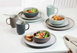 Ritzenhoff & Breker Kaffeeservice Jasper 12er Set schwarz New