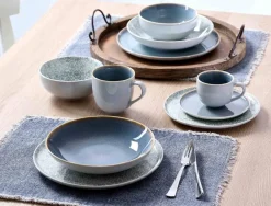 Ritzenhoff & Breker Kaffeetassen Skagen Stone 220 ml 6er Set grau