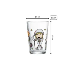 Ritzenhoff & Breker Kindergläser Berufe Jungs & Mädchen 205 ml 6er Set bunt Hot