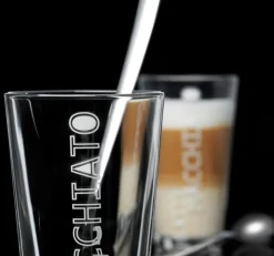 Ritzenhoff & Breker Latte Macchiato Gläser + Löffel Lena 350 ml 6er Set transparent New