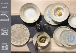 Ritzenhoff & Breker Suppenteller Rimini ø 21 cm 6er Set beige Hot