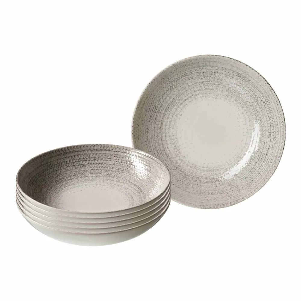 Ritzenhoff & Breker Suppenteller Rimini ø 21 cm 6er Set grau Clearance