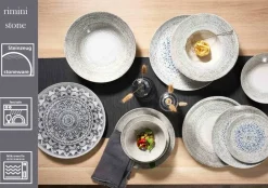 Ritzenhoff & Breker Suppenteller Rimini ø 21 cm 6er Set grau Clearance